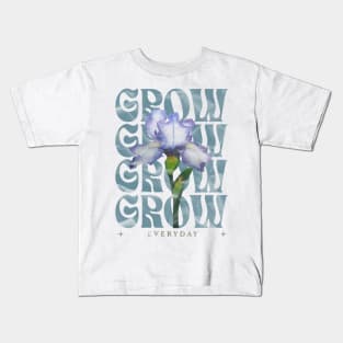 Grow Motivational Quote Kids T-Shirt